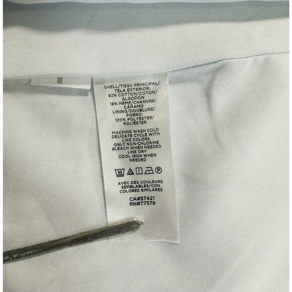 Ann Taylor Blazer Herringbone/Tweed Pattern 3/4 Length Sleeve SIZE 12 - Picture 11 of 12